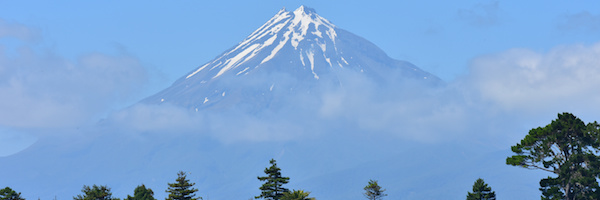 Mount Taranaki na Novém Zélandě